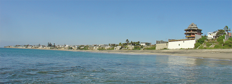 peaceful Playa Ballenita in Ecuador