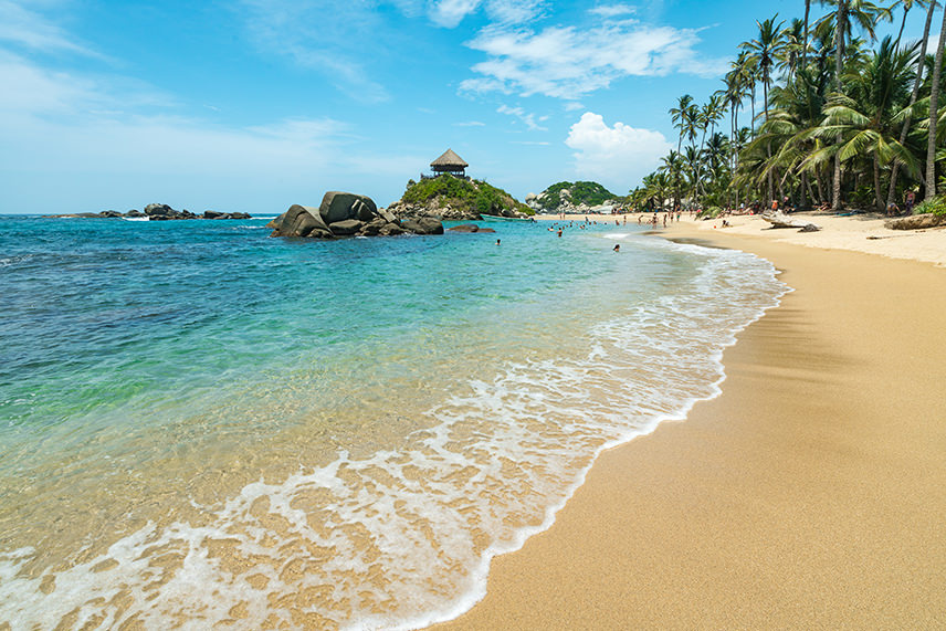 Tayrona Park Beach is one of the best Colombia beaches