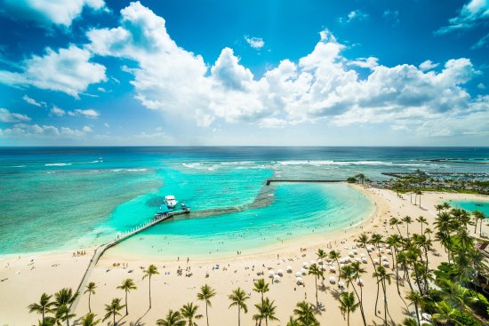 Waikiki Beach.