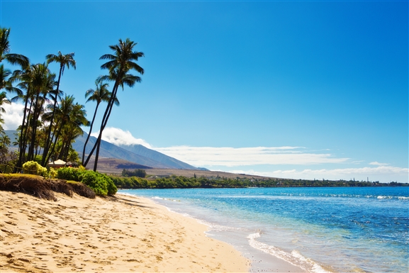 Kaanapali Beach in Hawaii