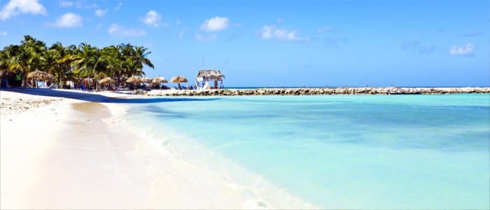 Hadicurari beach in Aruba