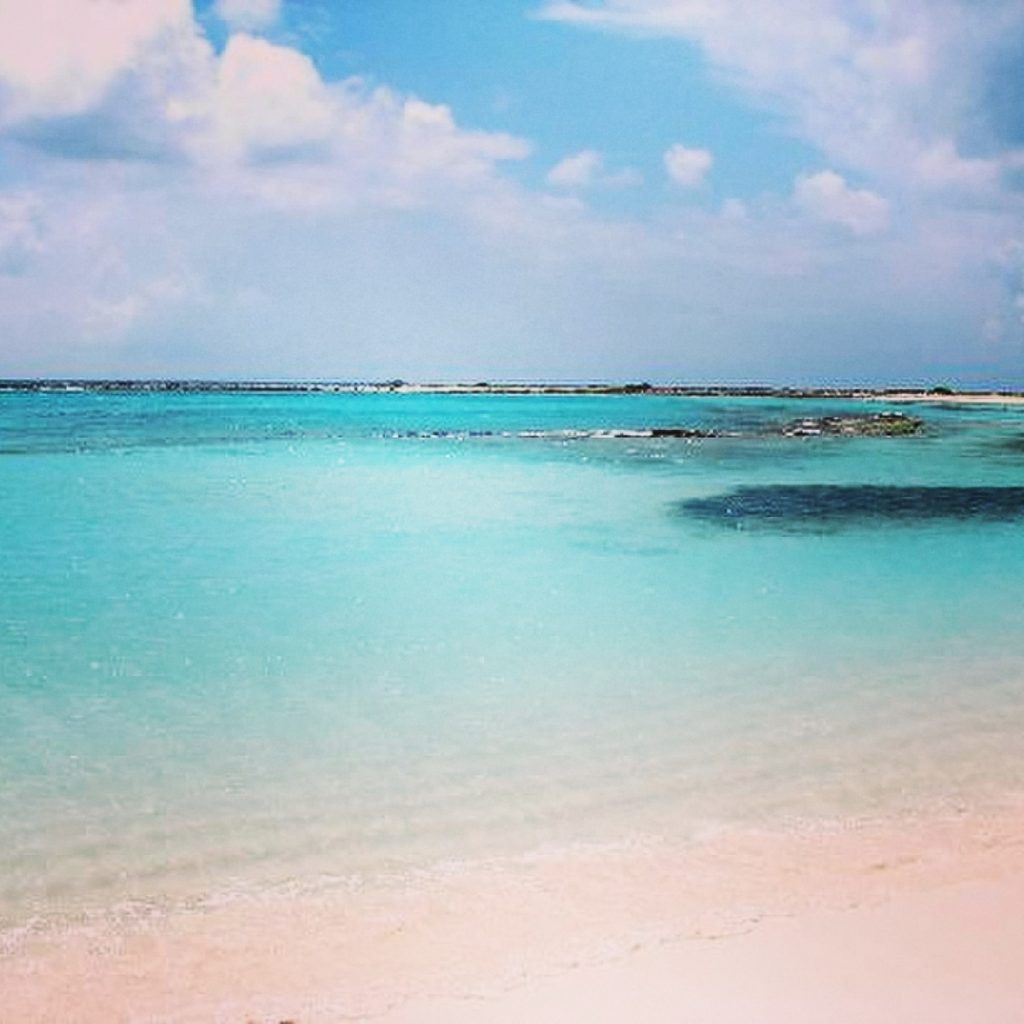 Sunny day at Baby Beach in Aruba