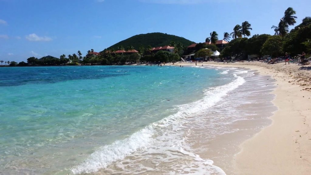 Sapphire Beach in the U.S. Virgin Islands