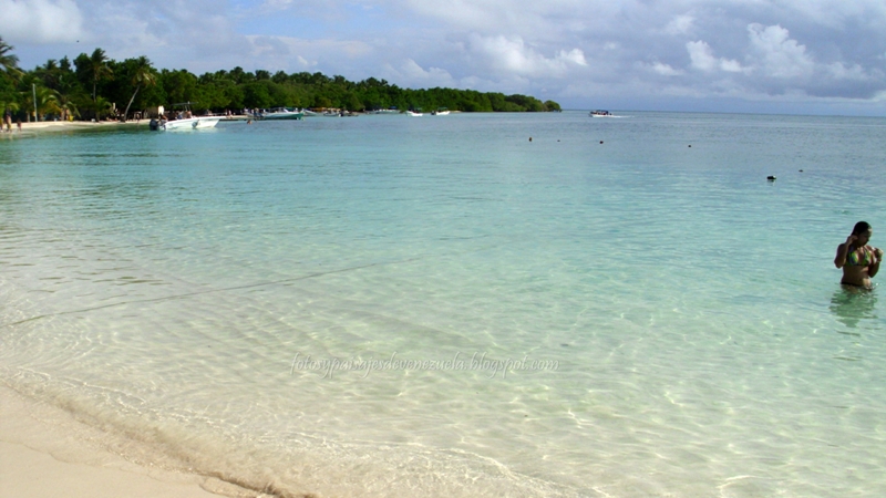 View of the shoreline of Cayo Sombrero in Venezuela