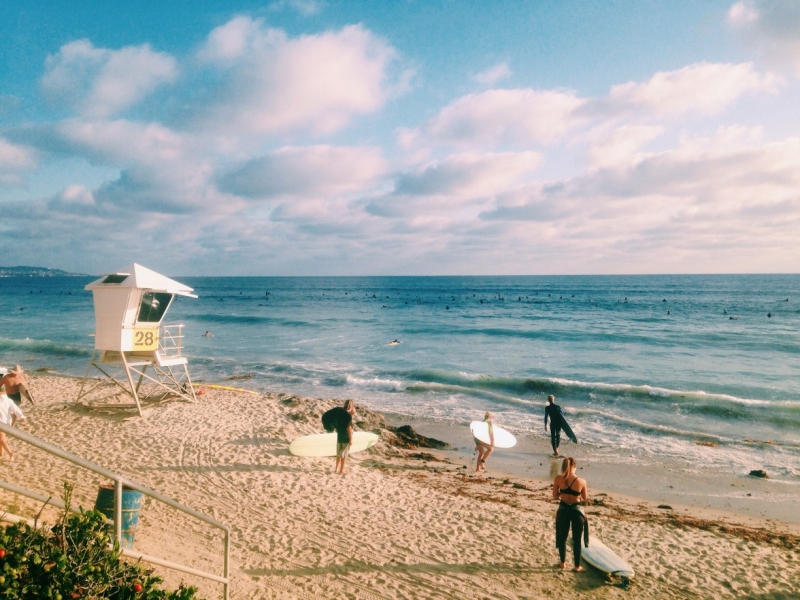 Tourmaline Surfing Park Surfers