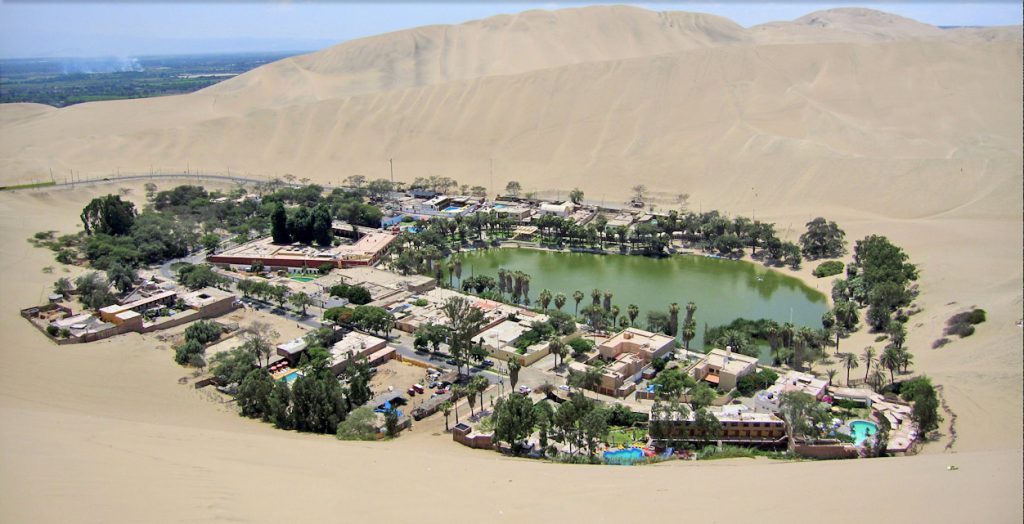 Huacachina Oasis in Peru