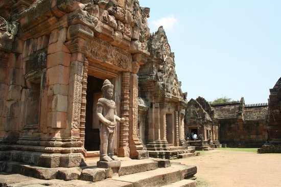 Temple view of Prasat Hin Phimai National Park