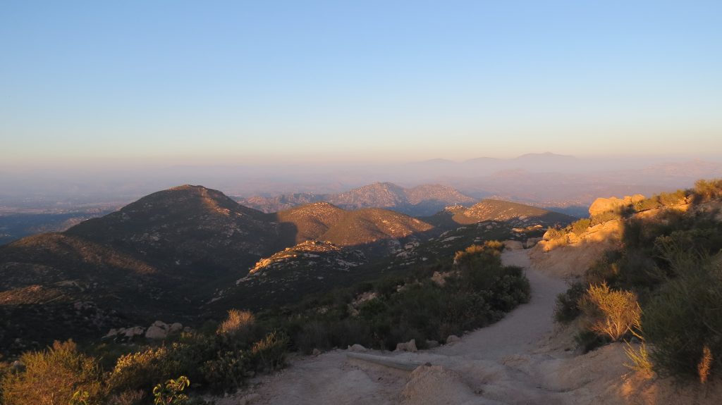 One of the hiking spots in San Diego, Iron Mountain