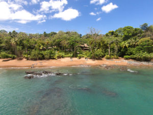 Sunny day at the Osa Peninsula in Costa Rica 