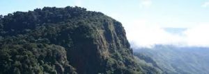 View of a tabletop mountain in San Jose Costa Rica