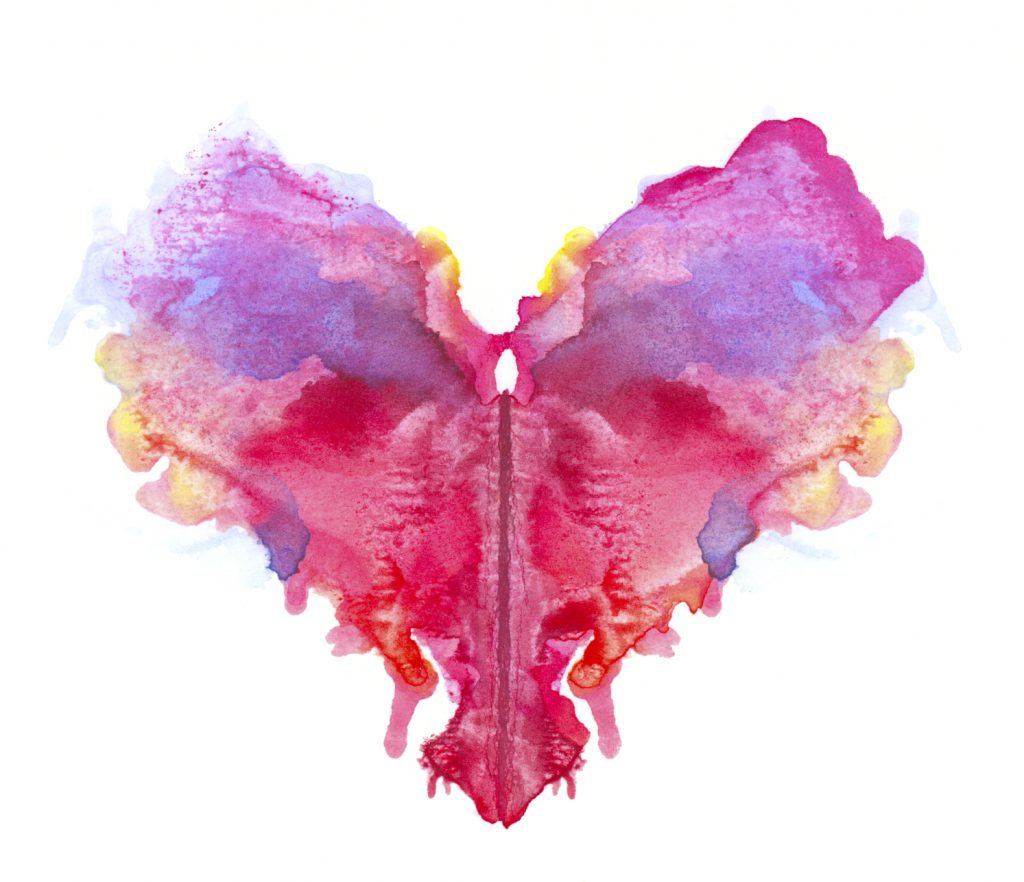 Rorschach heart