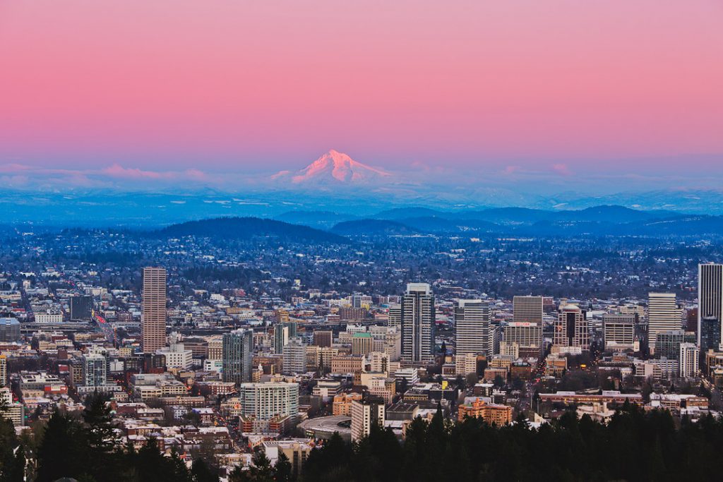 One of the travel hot spots, Portland, Oregon